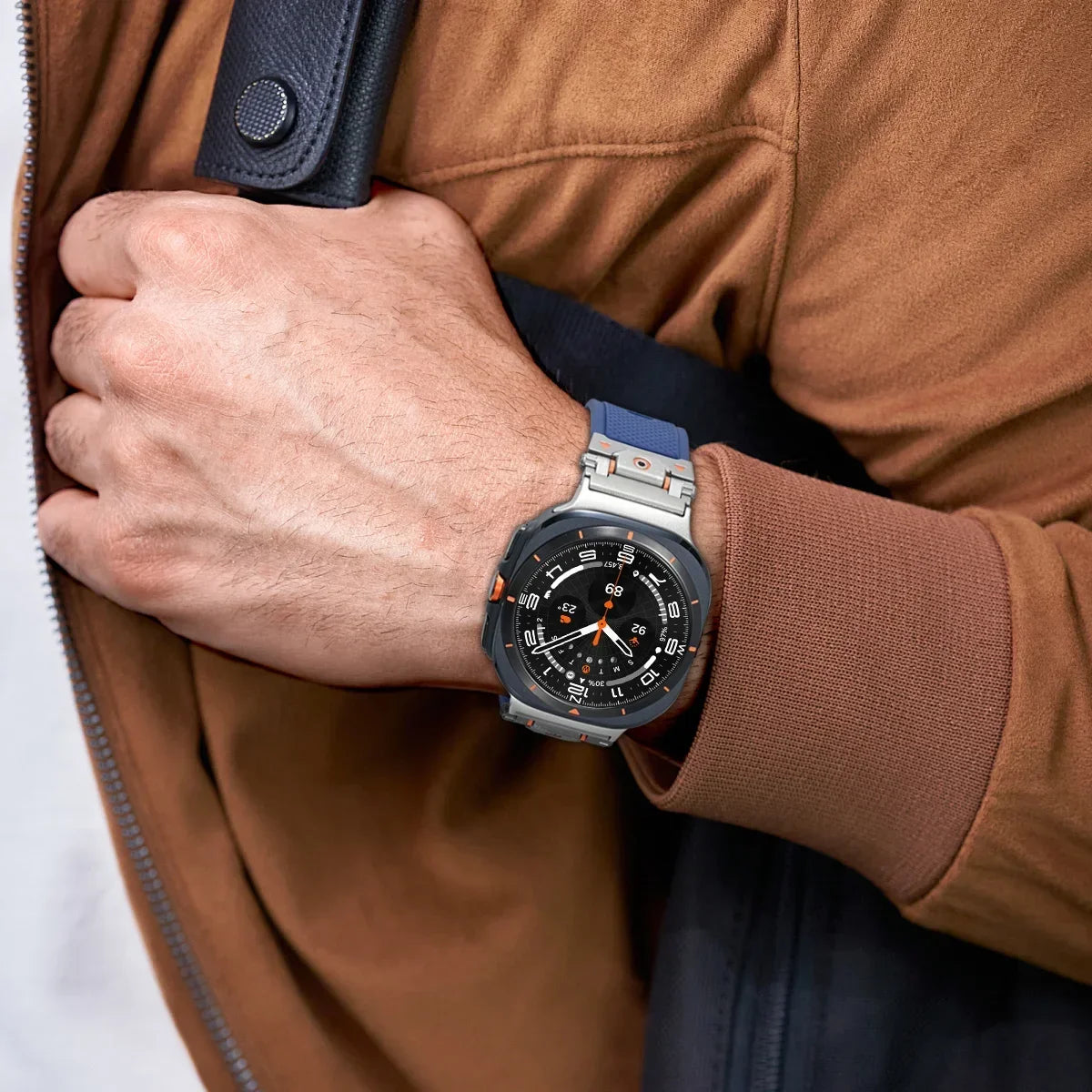 No Gaps Soft Silicone Strap for Samsung Galaxy Watch Ultra and Samsung Galaxy Watch Ultra (2025)