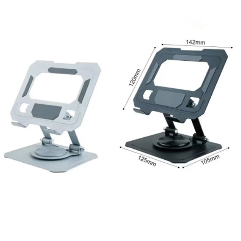 Adjustable Foldable Tablet Stand with 360° Rotation