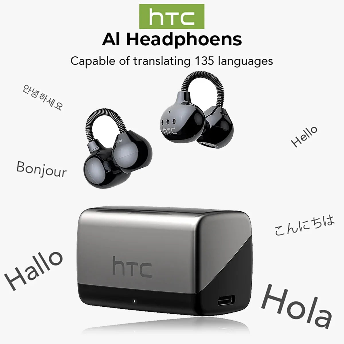 HTC NE67 AI Translation Earbuds