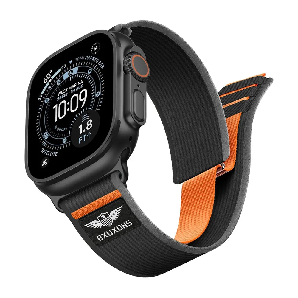 Athletic Nylon Trail Style Replacement Strap for Apple Watch