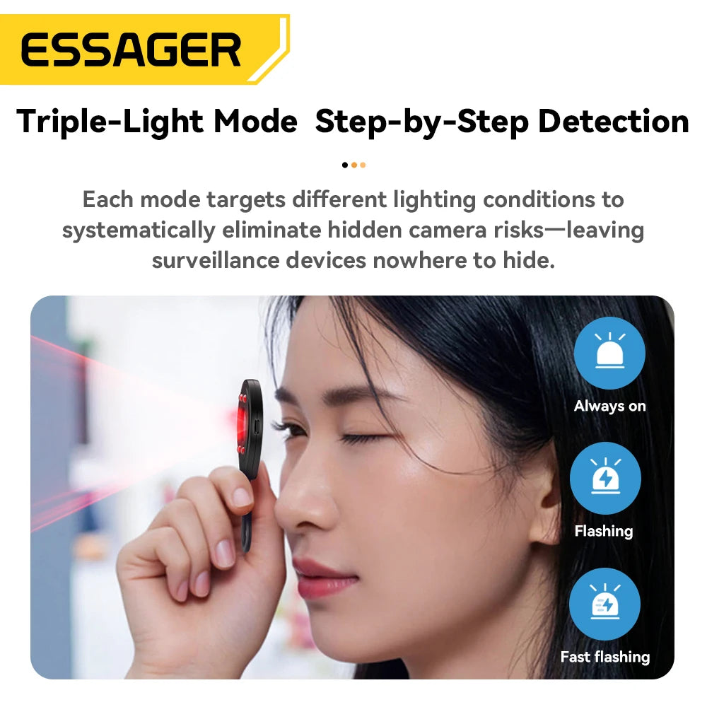 Essager Mini Portable Hidden Camera Detector