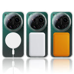 Transparent Shockproof Case with Magnetic Ring Attachment System for Xiaomi 17 Ultra