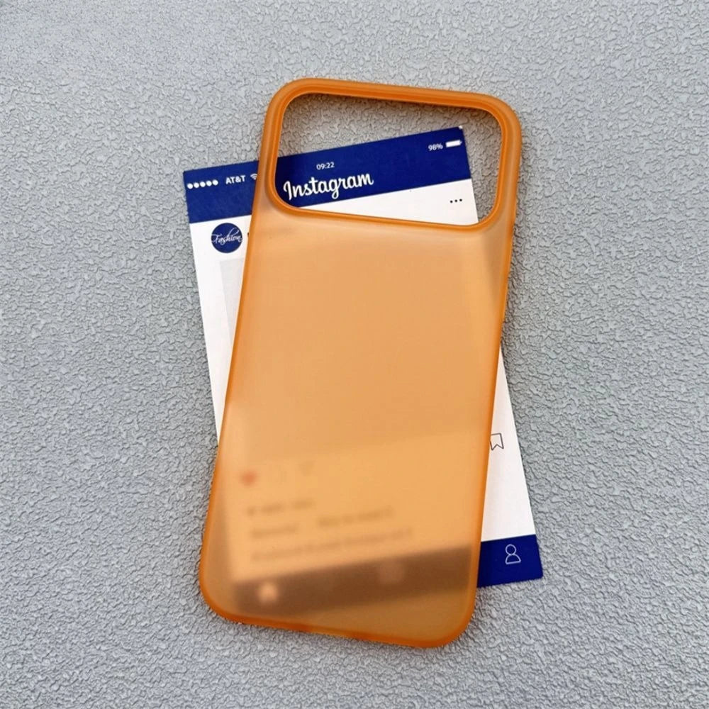 Simple Solid Color Frosted Case for iPhone 17 Series