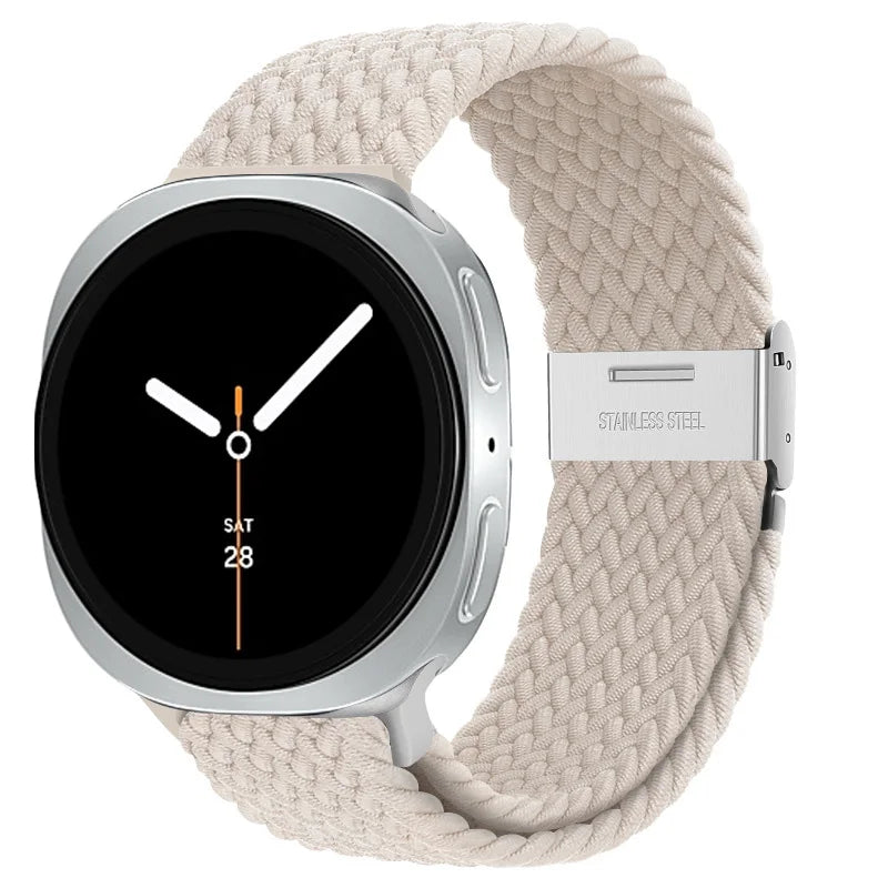 Braided Strap with Metal Buckle for Samsung Galaxy Watch 8 & Galaxy Watch 8 Classic