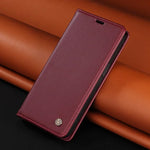 Premium Leather Book Case for OPPO Find X9 / X9 Pro