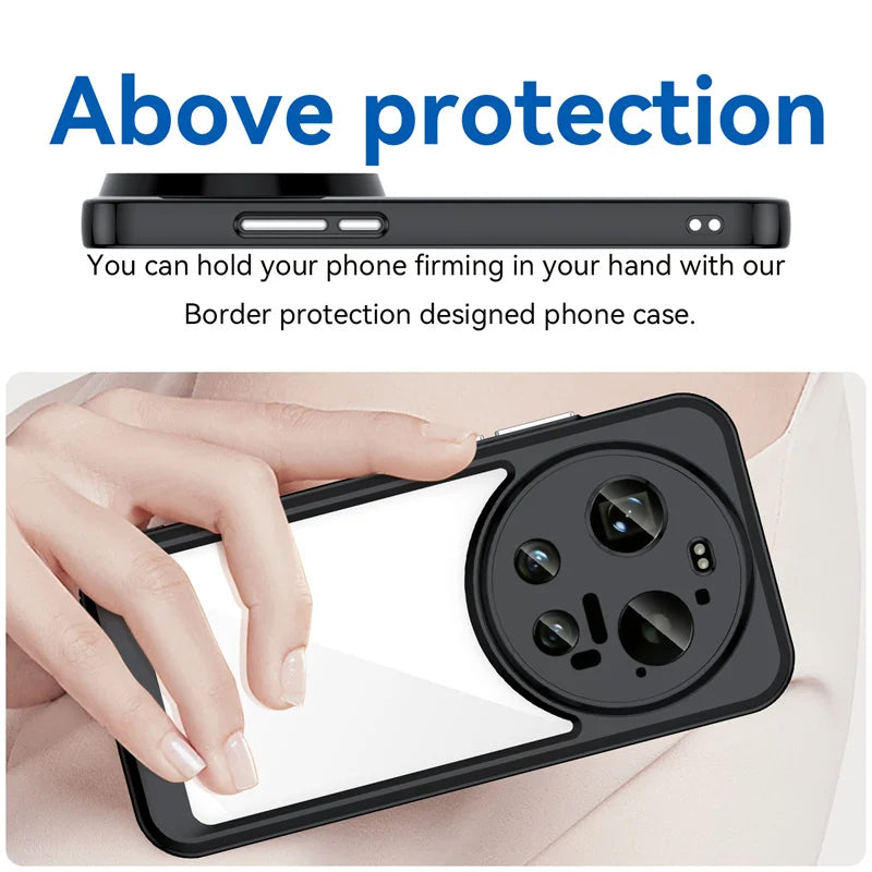 Transparent TPU Camera Protection Case for Xiaomi 17 Series