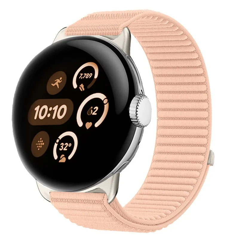 Breathable Woven Nylon Strap for Google Pixel Watch 4