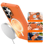 Luxury Woven Magnetic Case with Metal Camera Frame for Samsung Galaxy S26 Ultra