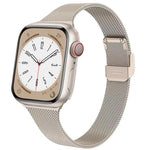 Slim Stainless Steel Milanese Band for Apple Watch