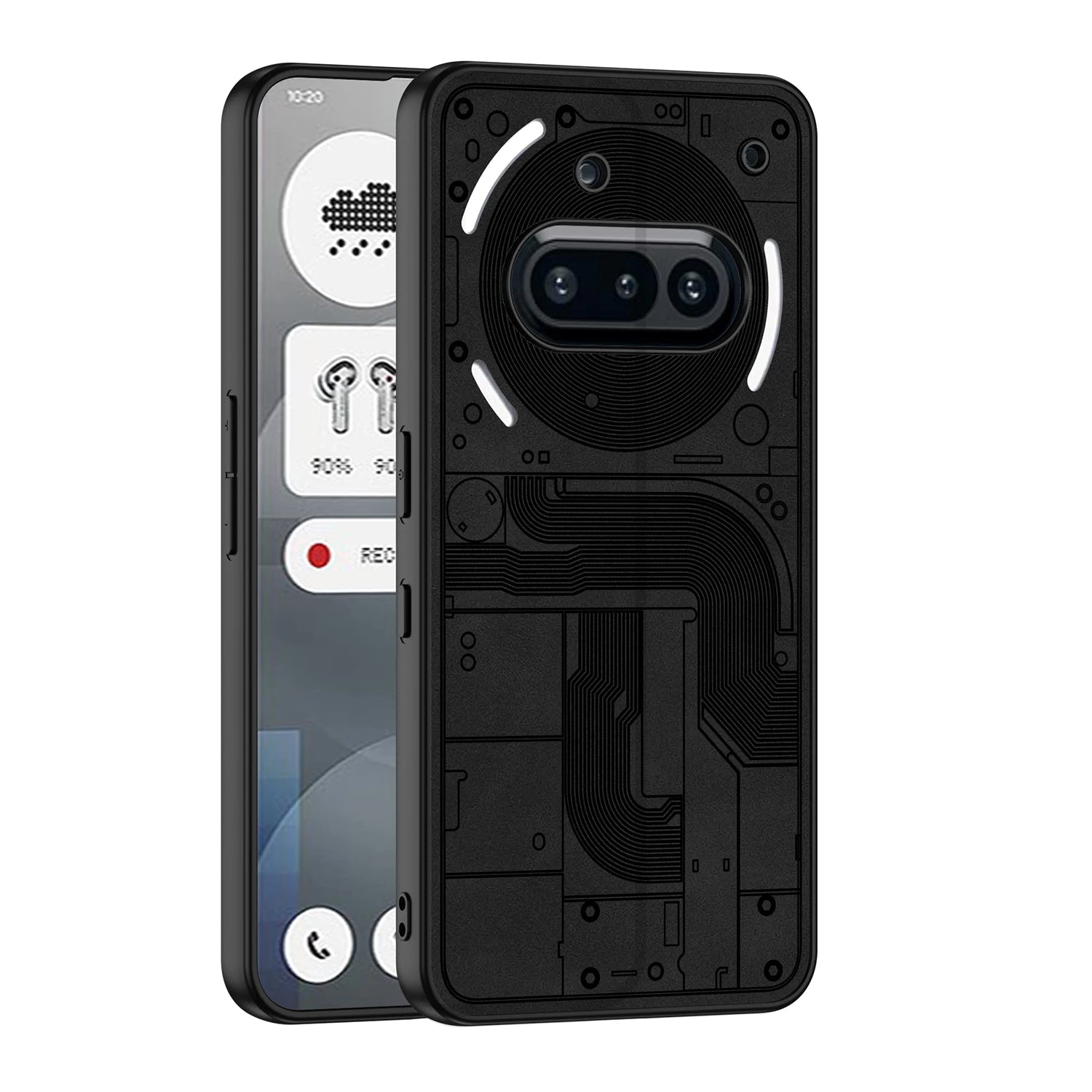 Frosted Matte Leather Case for Nothing Phone 3a / 3a Pro