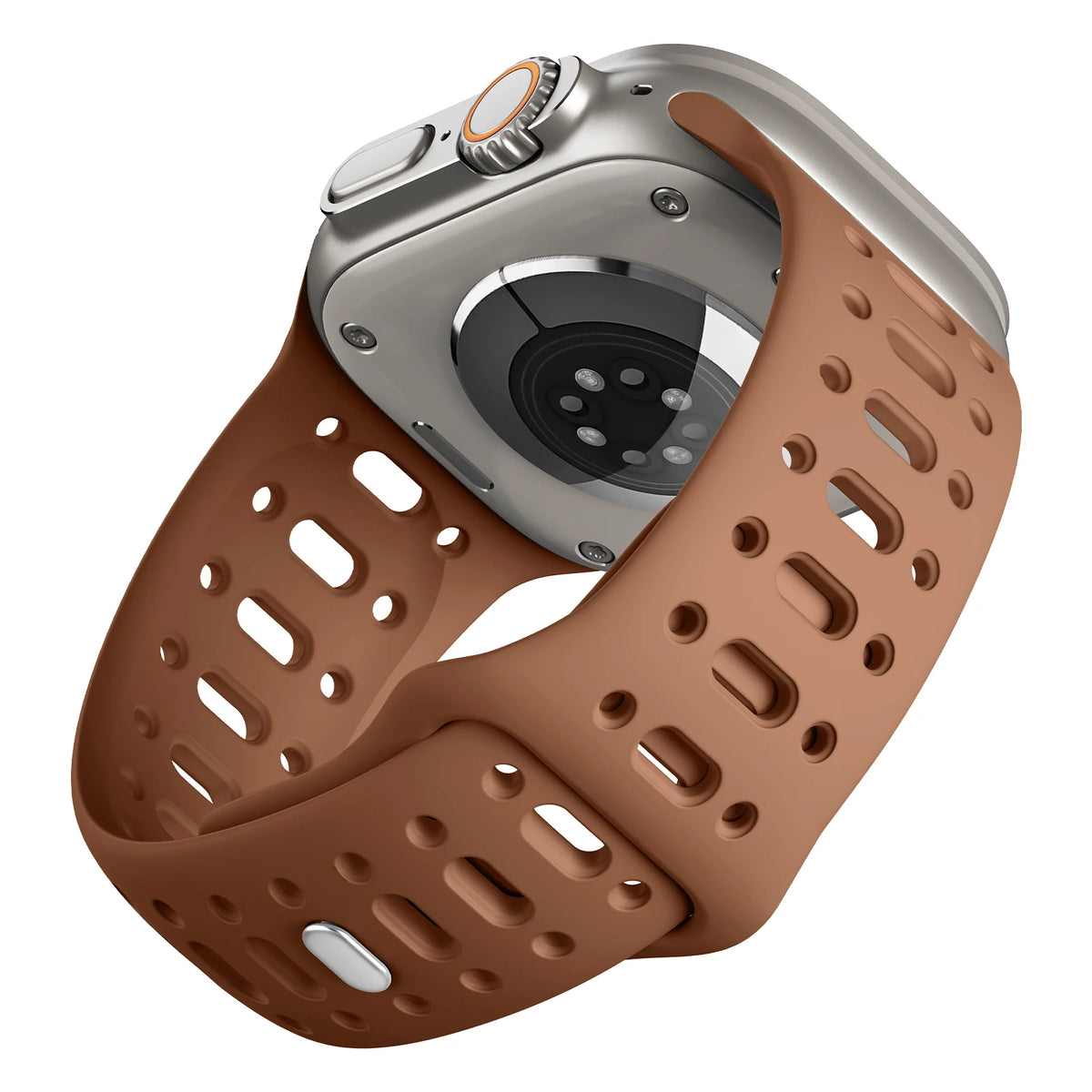Perforated Silicone Sport Band with Ventilation Holes for Apple Watch