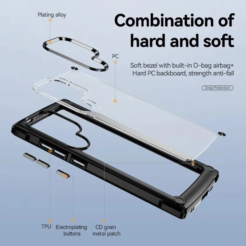Heavy Duty Hybrid Armor Case for Samsung Galaxy S25 Series