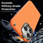 Business MagSafe Carbon Fiber Leather Case for iPhone 16 Series