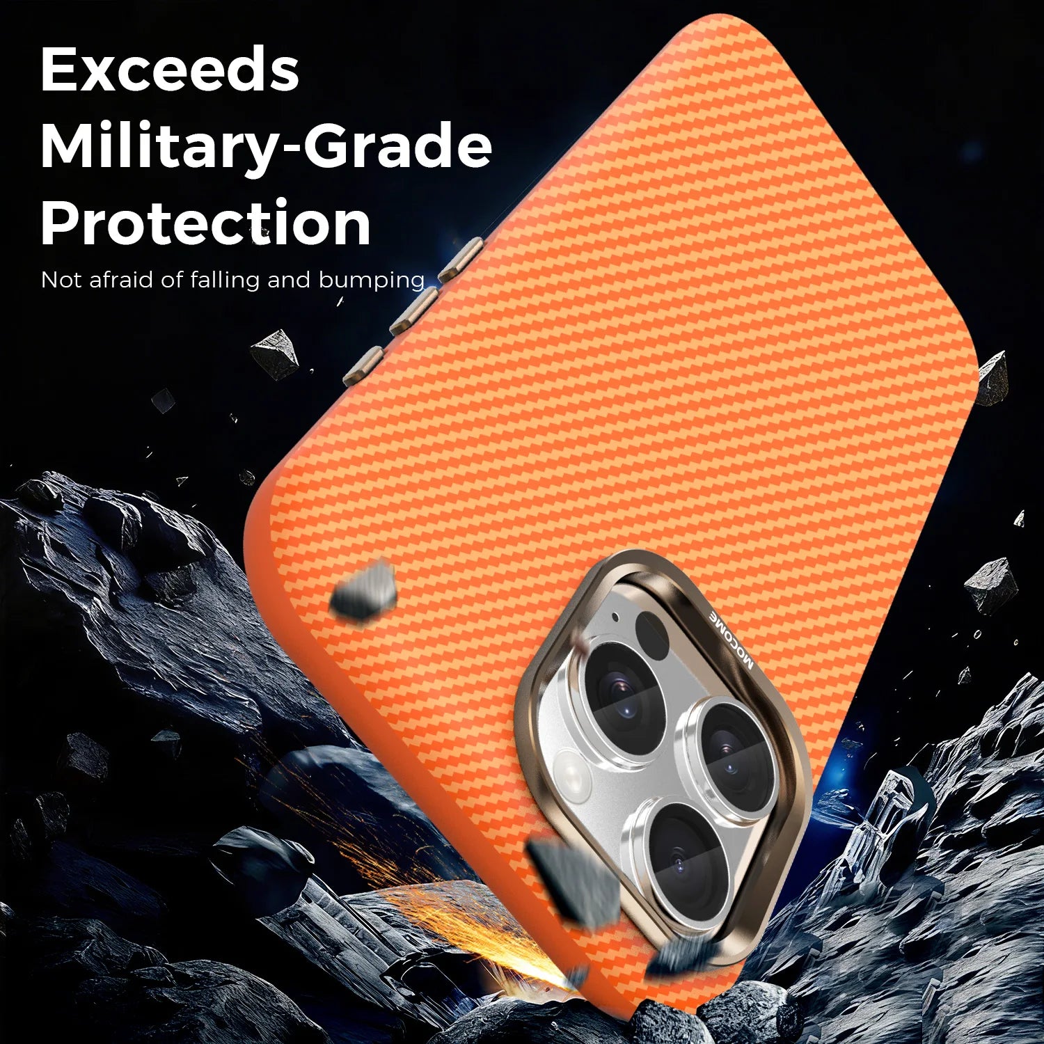 Business MagSafe Carbon Fiber Leather Case for iPhone 16 Series