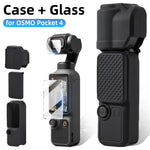 Silicone Case & Ultra-Clear Glass Screen Protector for DJI Osmo Pocket 4