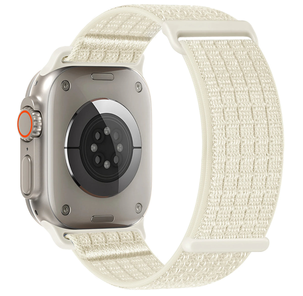 Breathable Woven Nylon Band with Hook-and-Loop Fastener for Apple Watch