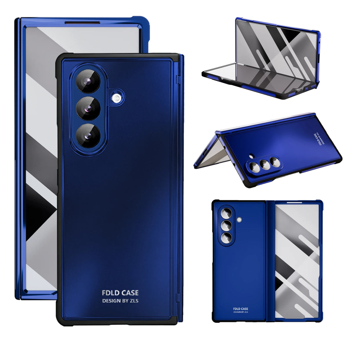 Samsung Galaxy Z Fold 7 Transparent TPU Case with Screen Protector