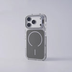 iPhone 17 Series Anti-Fall MagSafe Case with Metal Camera Frame & Stand