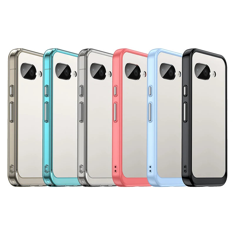 Transparent Hard PC + TPU Bumper Case for Google Pixel 9a