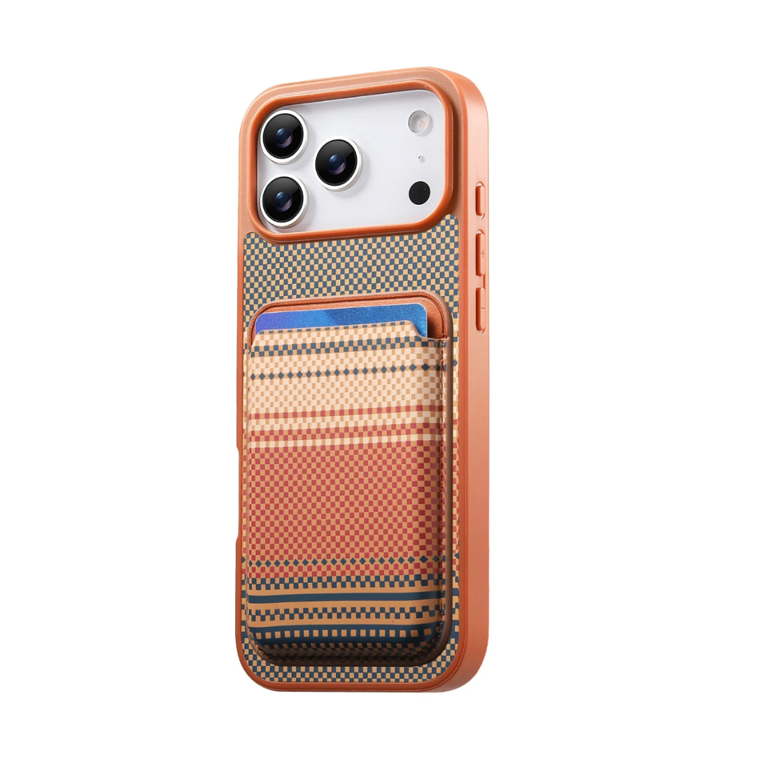 iPhone 17 Series MagSafe Gradual Color Case with Detachable Card Holder