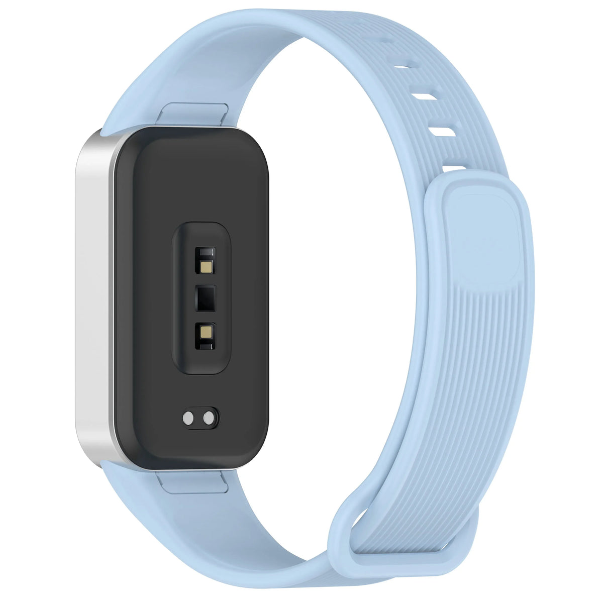 Silicone Ribbed Band with Adjustable Buckle for Xiaomi Smart Band 11 Active