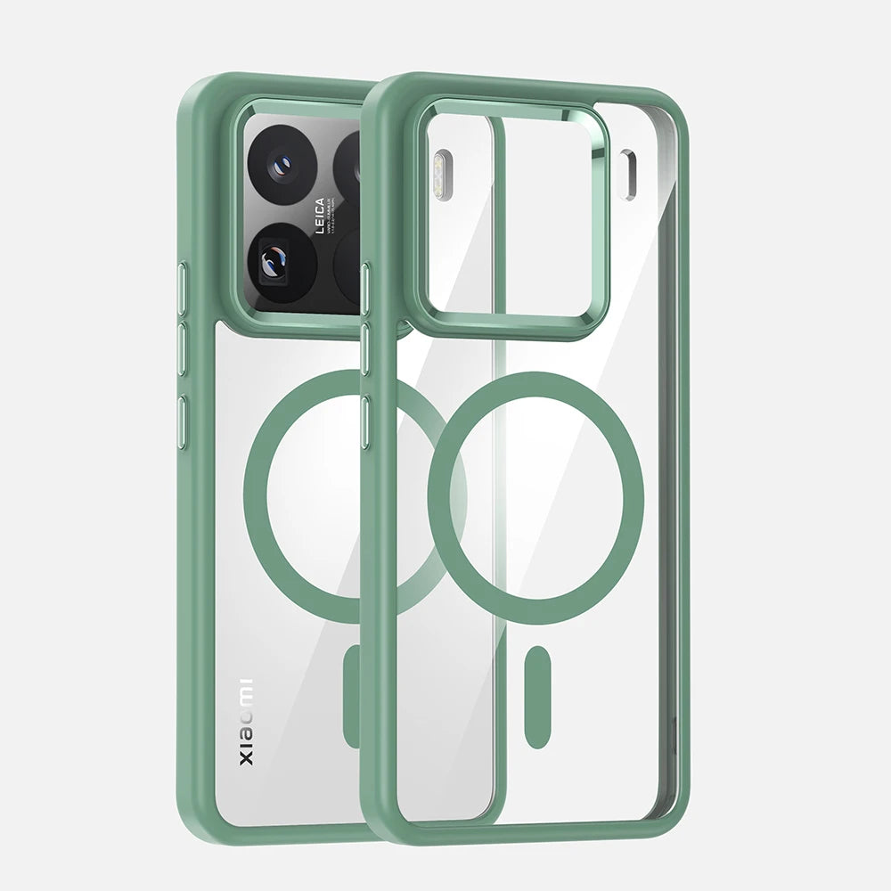 HD Transparent Magnetic Case for Xiaomi 15 / 15 Pro