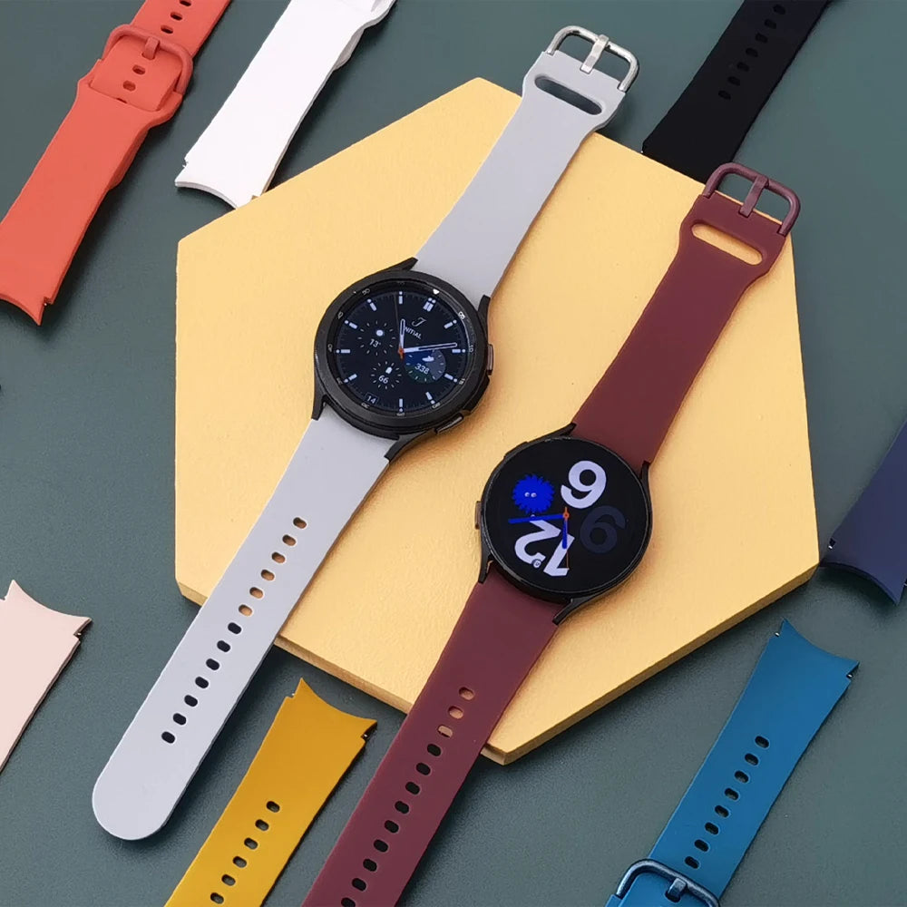 Soft Silicone Watch Strap for Samsung Galaxy Watch 6 & Galaxy Watch 6 Classic