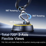 Vacuum Suction Car Phone Holder with Magnetic 360° Rotation Stand