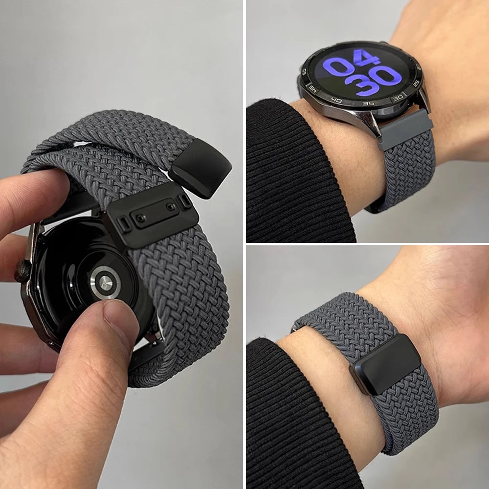 Breathable Nylon Braided Band For Google Pixel Watch 4