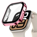 Protective Bumper Case with Built-in Tempered Glass for Apple Watch