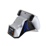 PS5 Dual Controller Charging Dock with LED Indicators