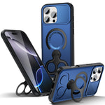 Heavy Duty MagSafe Case with Rotating Stand for iPhone 15 Series