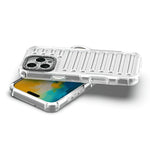 Capsule Air Cushion Transparent Shockproof Case for iPhone 16 Series