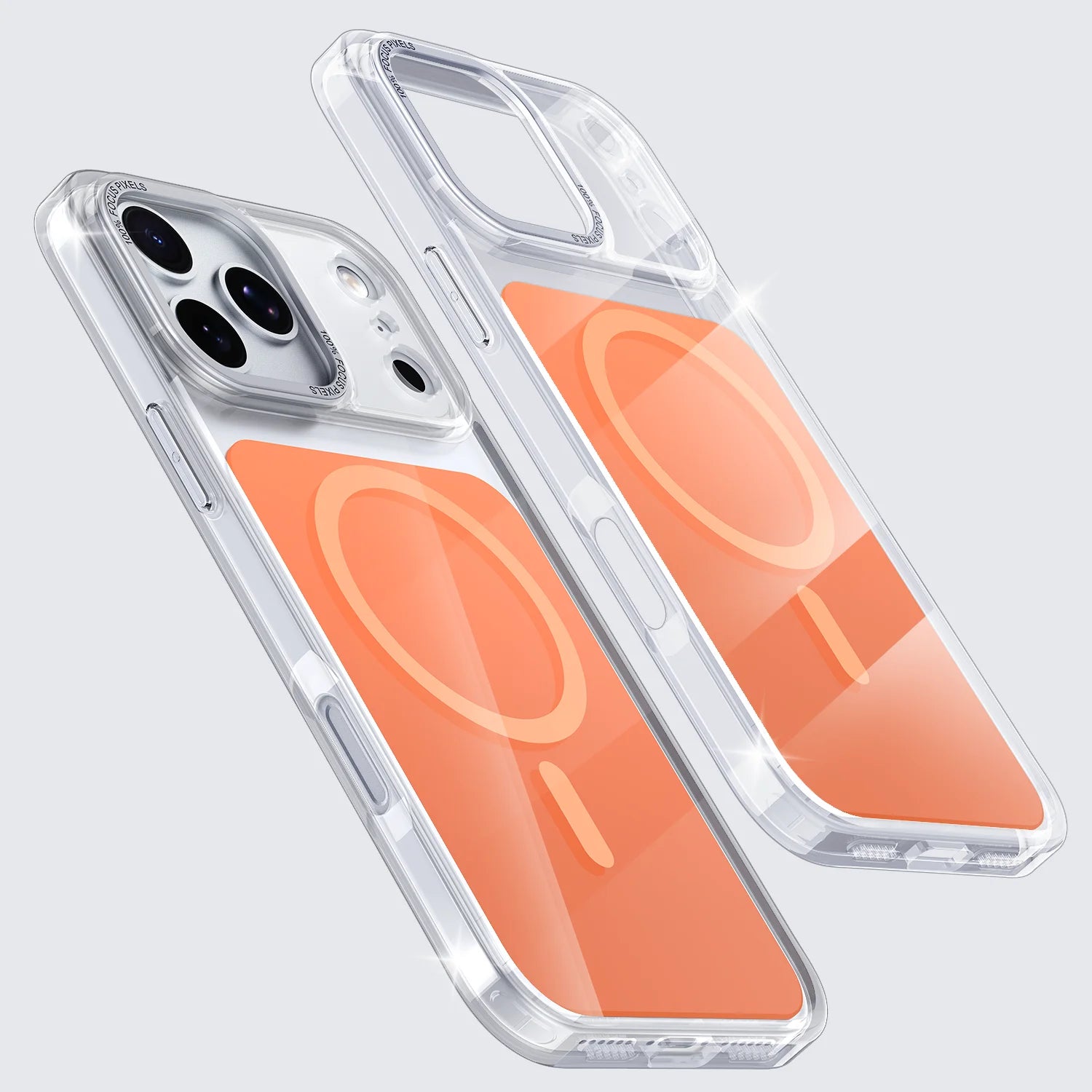 Luxury Transparent MagSafe Case for iPhone 17 Series