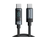 Essager 100W USB Type-C Fast Charging Cable with LED Digital Display