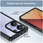 Colorful Soft Edge Silicone Transparent Shockproof Bumper Case Cover for Redmi Note 13 Pro