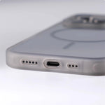 Transparent Silicone Bumper MagSafe Case with Integrated Alignment Ring for iPhone 13 Series