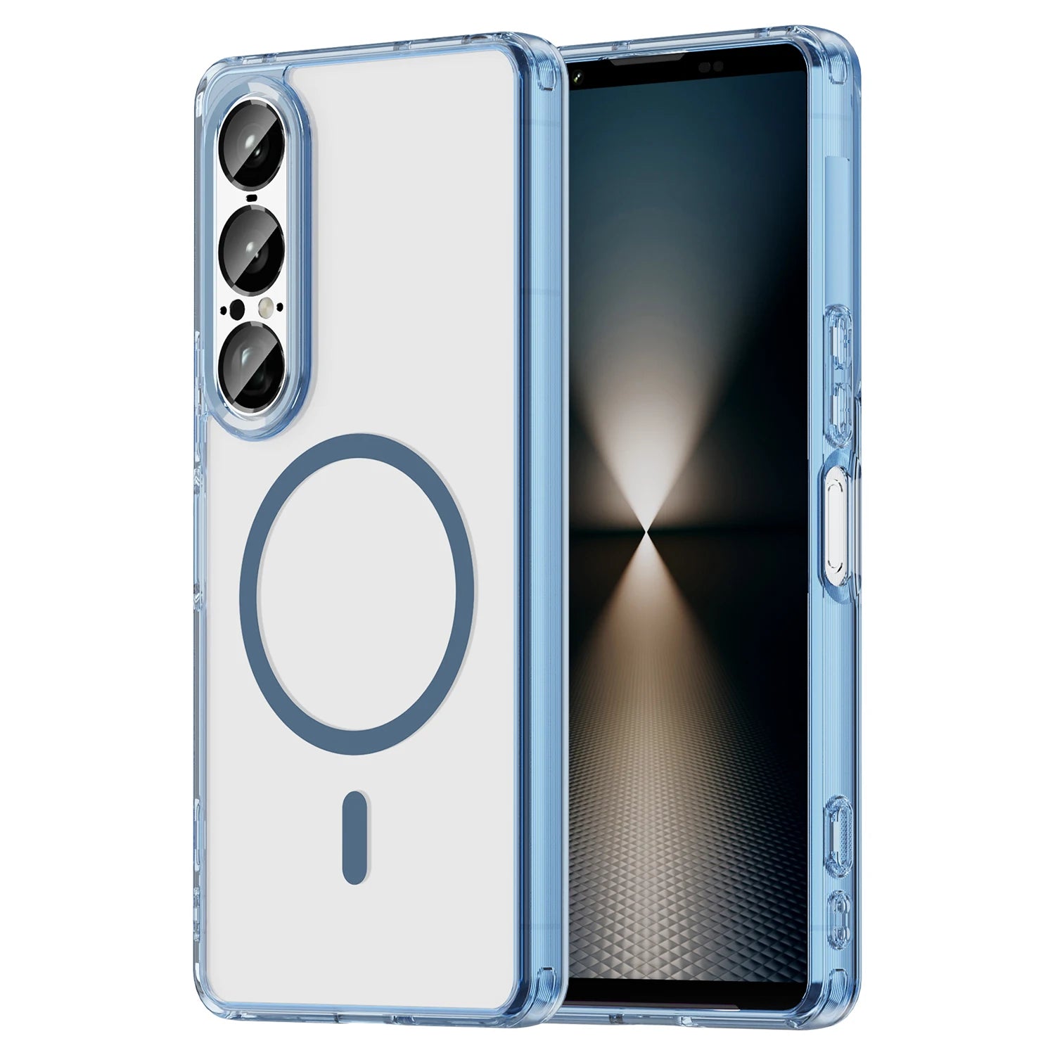 Sony Xperia 1 VII Shockproof Magnetic Clear Case