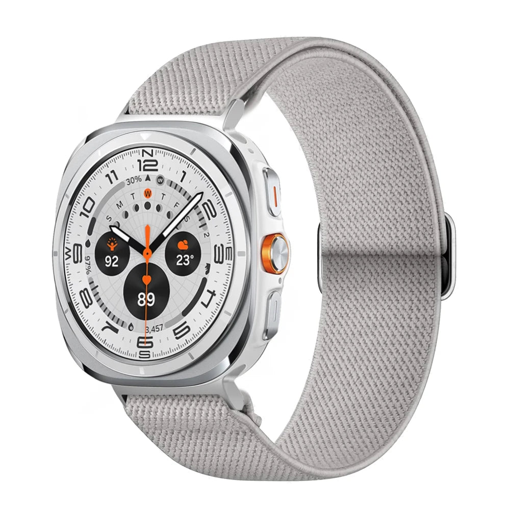Elastic Nylon Scrunchie Strap for Samsung Galaxy Watch Ultra and Samsung Galaxy Watch Ultra (2025)