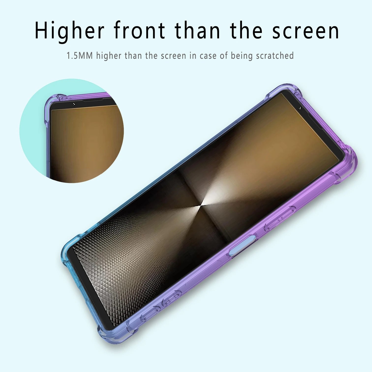 Sony Xperia 1 VII Protective Gradient TPU Shockproof Case