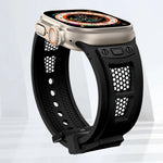 Perforated Mesh Sport Strap with Quick-Release Connector for Apple Watch