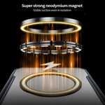 Transparent Airbag Case with 360° Rotating Magnetic Ring Holder for OnePlus 15R