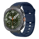 Perforated Silicone Watch Band for Samsung Galaxy Watch Ultra 2