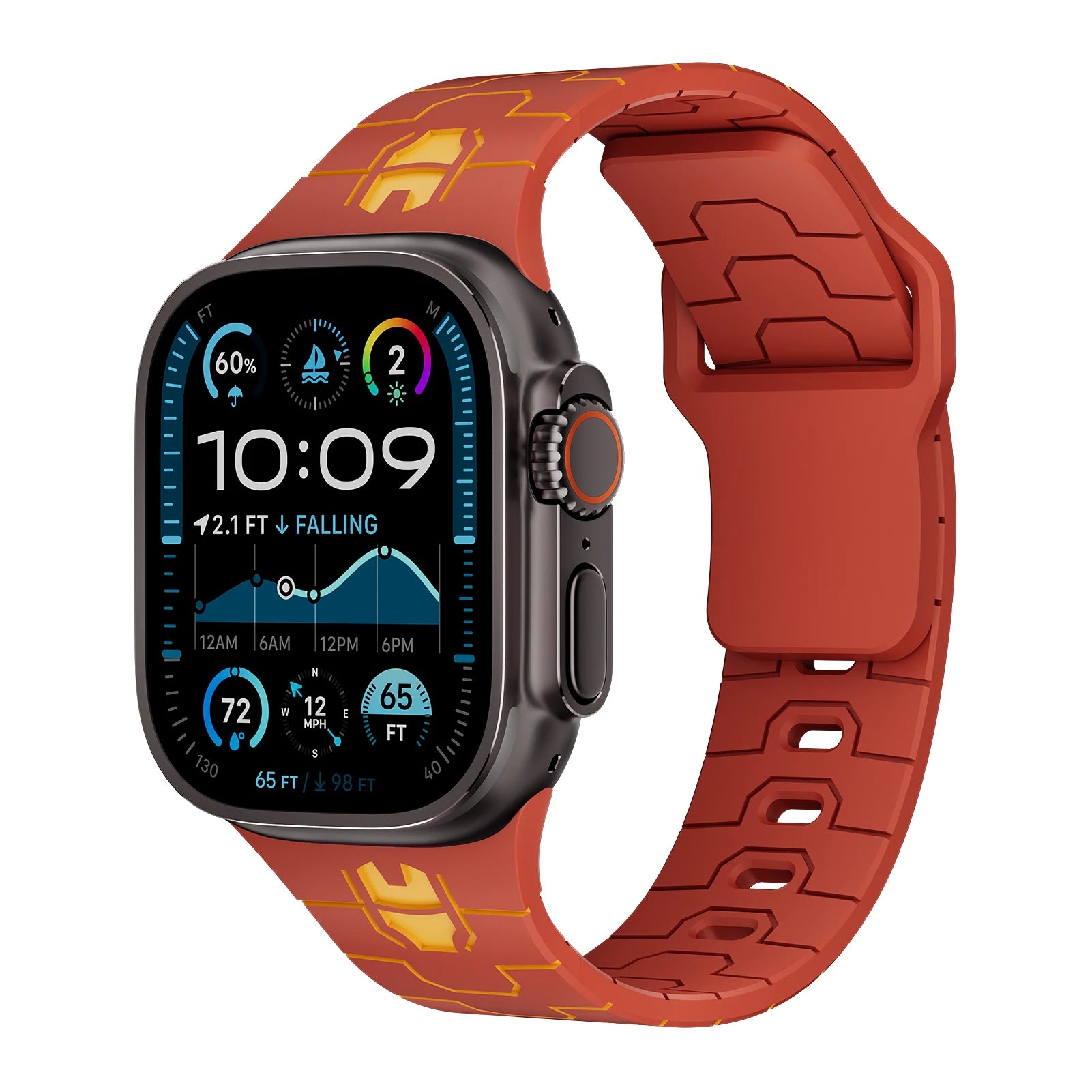Comfort-Fit Silicone Strap for Apple Watch
