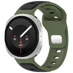 Dual-Color Perforated Sport Watch Band with Quick-Release Lugs for Samsung Galaxy Watch 9