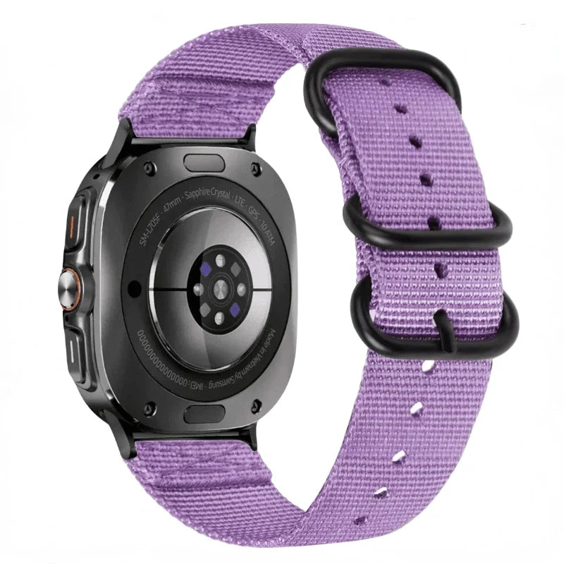 Durable Military Nylon Strap for Samsung Galaxy Watch Ultra (2025)