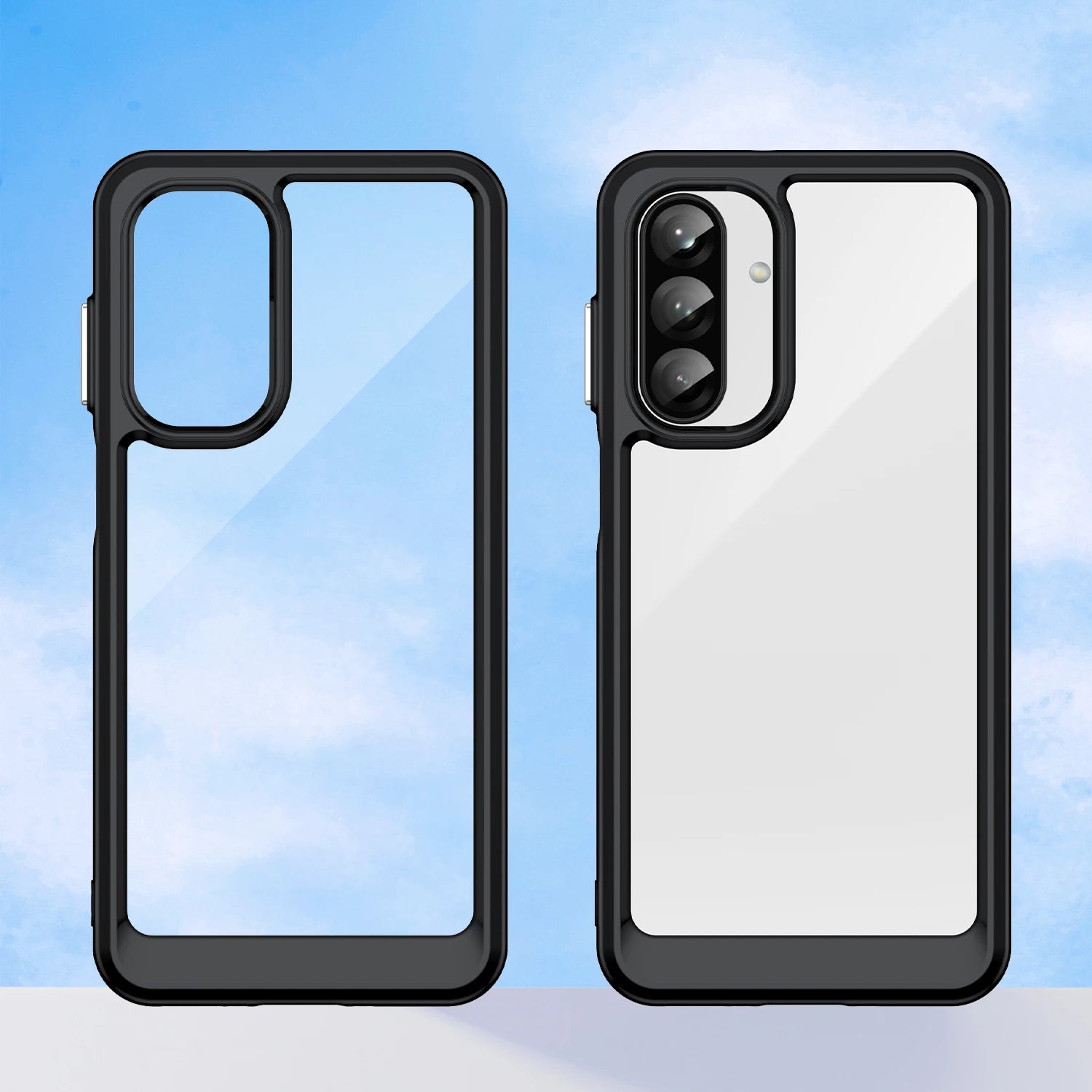 Samsung Galaxy A26 Clear Hard Case with Translucent Back Shell