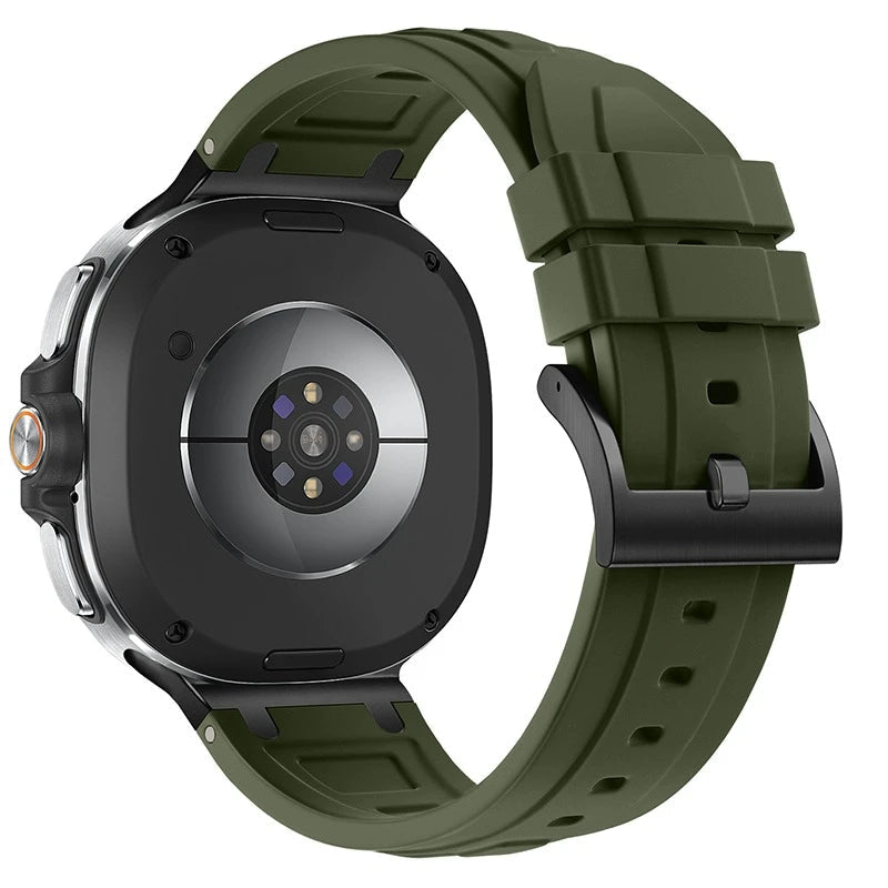 Silicone Watch Band Set with Two Interchangeable Straps for Samsung Galaxy Watch 9