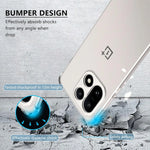 OnePlus 15 TPU Transparent Shockproof Case with Four-Corner Bumper
