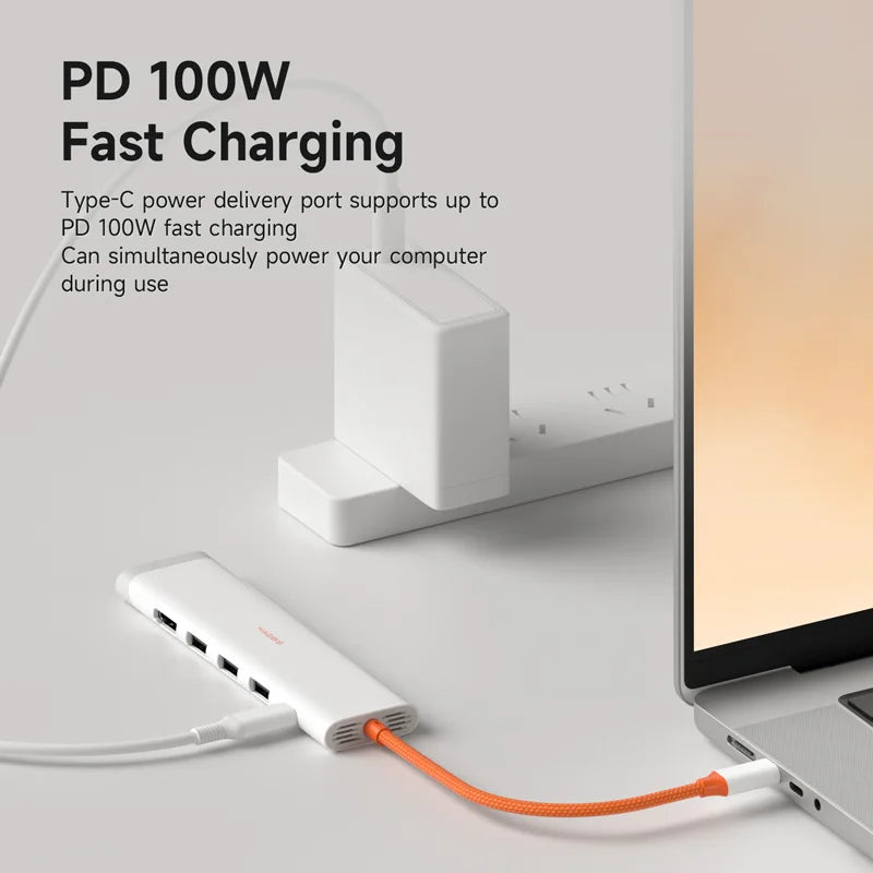 Hagibis USB-C Hub with 4K HDMI and RJ45 Ethernet